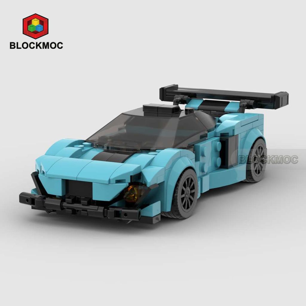 MOC Building Blocks ใช้งานร่วมกับ Lego Mai Driving Wheel 650s Supercar Racing Classic speed8 Grid Ca
