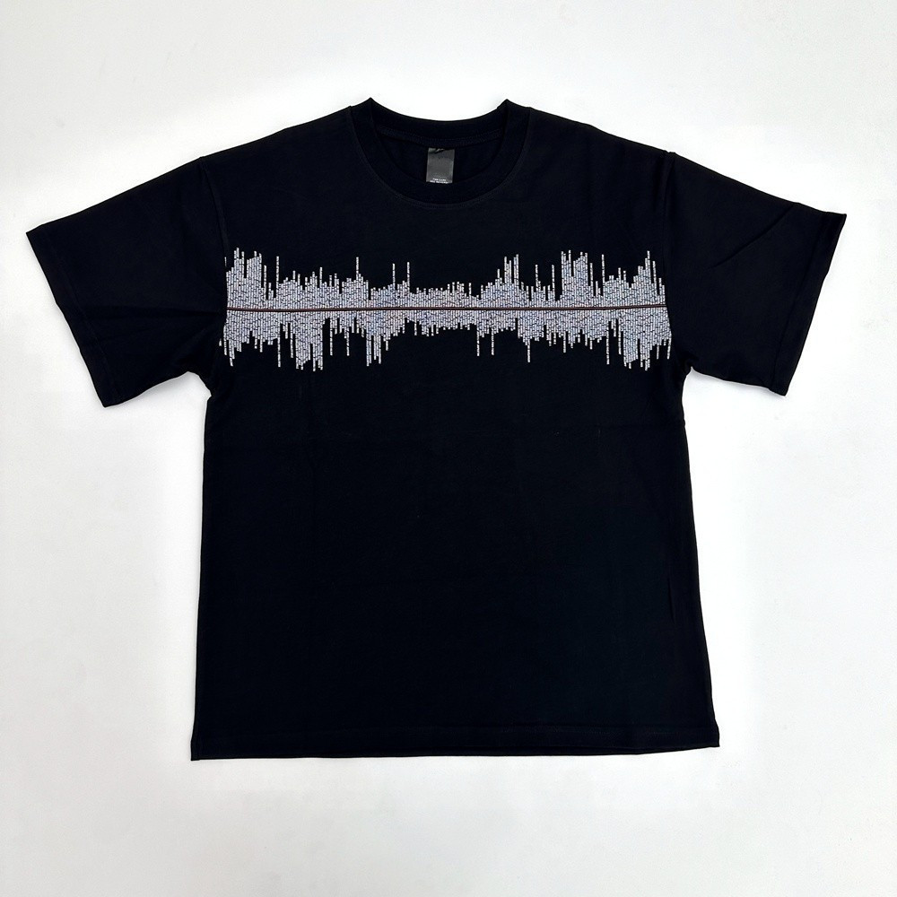 N9 หมายเลขเก้า 04 Nirvana ECG Lyrics เสื้อยืดแขนสั้น