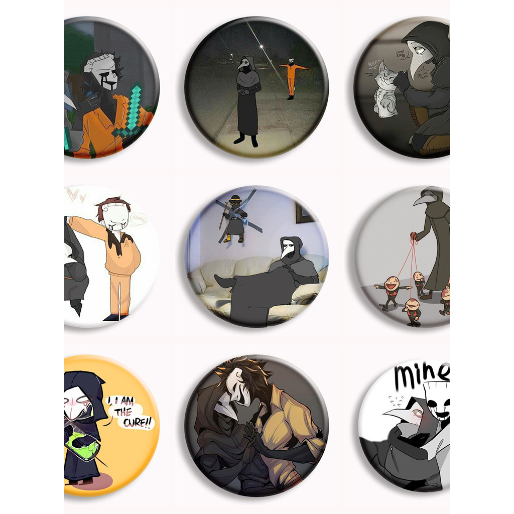 ยอดนิยม SCP Foundation Merchandise Bar Badge Guzi Scp049 Scp035 เข็มกลัด Badge Niche จี้ยอดนิยม