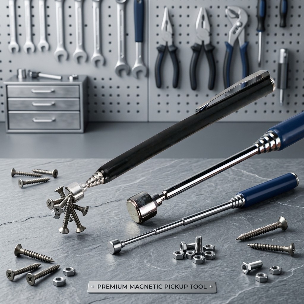 HELTC Original Premium Telescopic Stick Drop Bolt Extractor Magnet