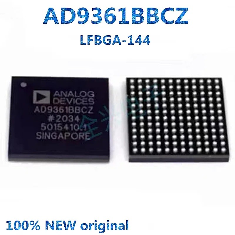 AD9361BBCZ RF Transceiver วงจรรวม - Digital Up/Down Converter I/Q Baseband โปรเซสเซอร์สําหรับการสื่อ