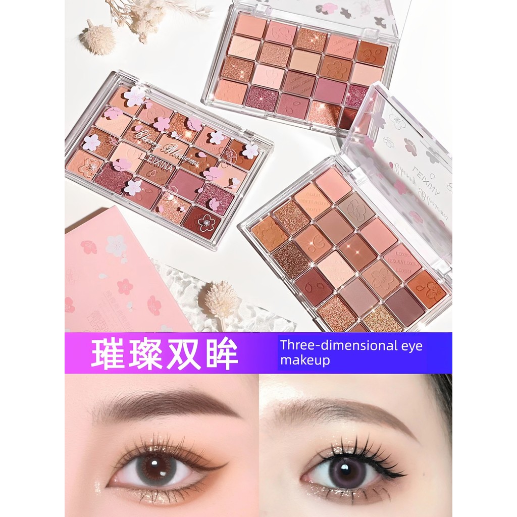 พาเลทตา 4u2 พาเลทตา odbo พาเลทตา sivanna 20 สีอายแชโดว์ มุก กันน้ําไม่เลอะง่ายแต่งหน้า