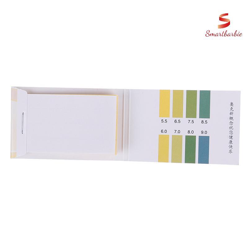 {Smartbarbie} 80Strips Meters Indicator ค่า PH 5.5-9.0 กระดาษทดสอบ Litmus กรดอัลคาไลน์ ใหม่
