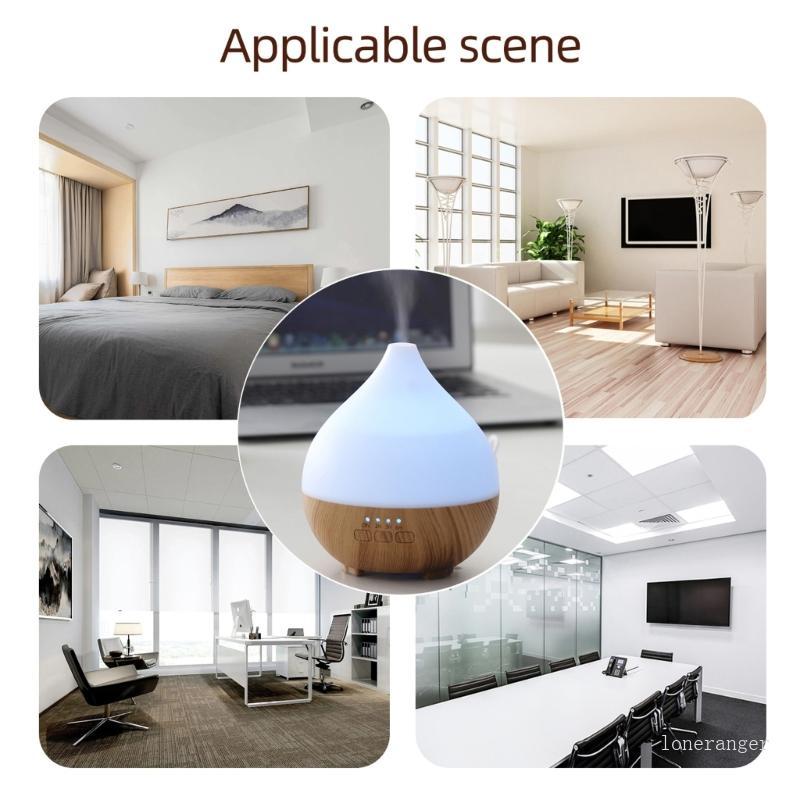Loner Volatile Oil Diffuser 150ML Cool Mist Humidifier พร้อมการเสร็จสิ้นที่ทันสมัยและปิดอัตโนมัติสําหรับปลอดภัย E