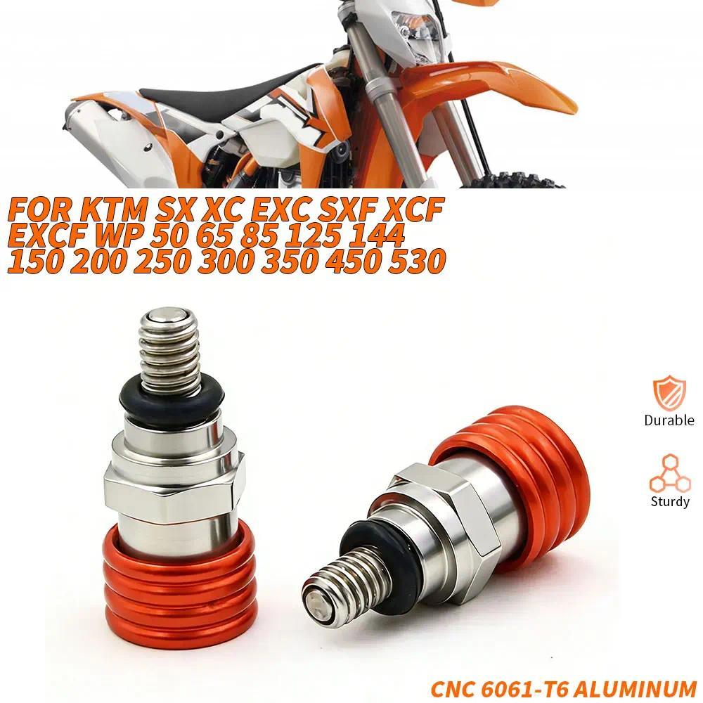 Vรถจักรยานยนต์ M4 * 0.7 มม.Air bleeder วาล์วสําหรับ KTM SX XC EXC SXF XCF EXCF WP 50 65 85 125 144 1