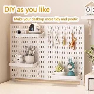 DIY Pegboard โต๊ะ Fit GooBoo/IKEA SKACIS/Cajojo เหมาะสําหรับเมนบอร์ดทั้งหมดที่มีความหนาน้อยกว่า 2 ซม.