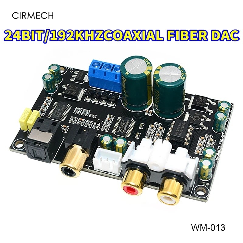 FZ CIRMECH Optical Coaxial ถอดรหัสเสียง CS8416 CS4398 ชิป 24BIT192KHz SPDIF Coaxial Optical fiber DA