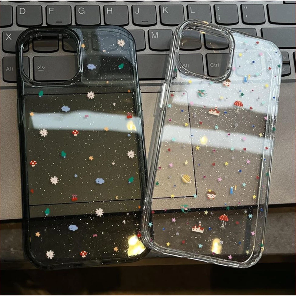 💌Stars💌เคสไอโฟน เข้ากันได้กับ iPhone 17PROMAX 17AIR 16PROMAX 15ProMax 14PLUS 13PRO 12 11-HLGTSF100