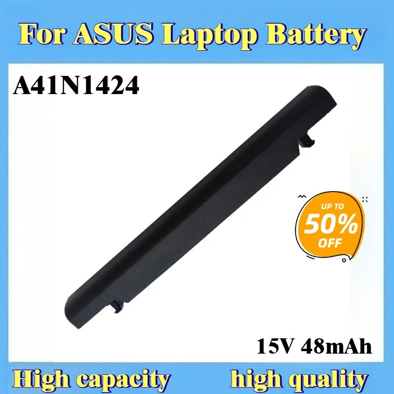 ใหม่เปลี่ยนแบตเตอรี่ A41N1424 15V 48WH สําหรับ ASUS ROG FX-Plus/PRO ZX50 ZX50V ZX50VW GL552 GL552J G