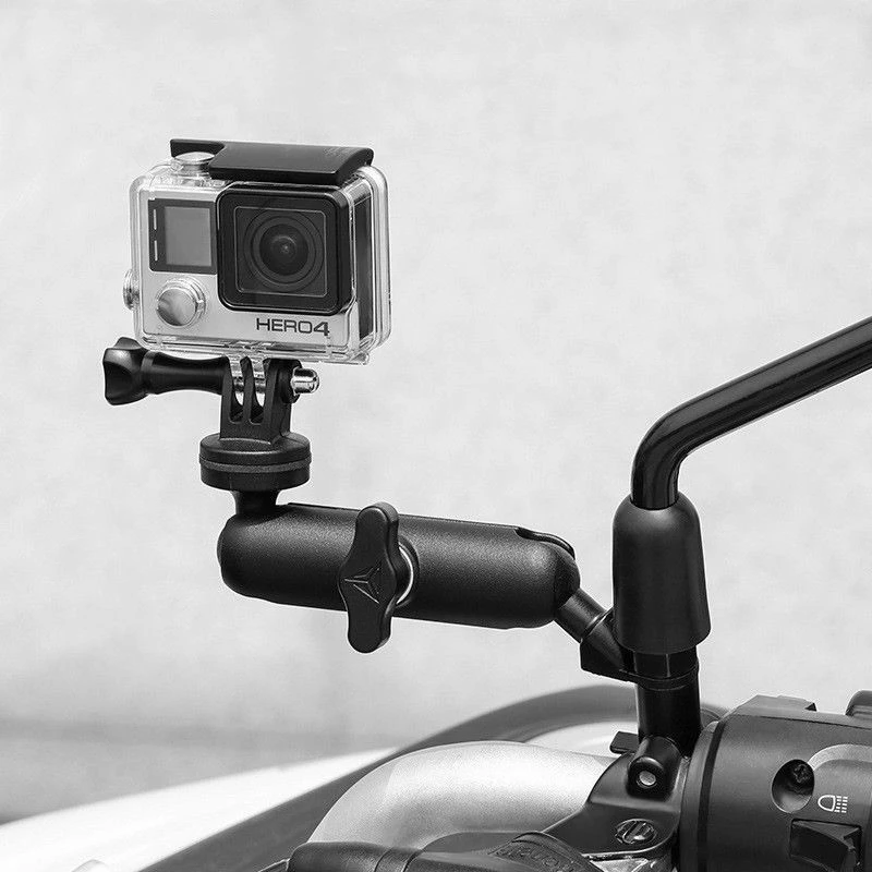 ขายึดแฮนด์มอเตอร์ไซค์สำหรับ GoPro Insta360 DJI thumbnail 4