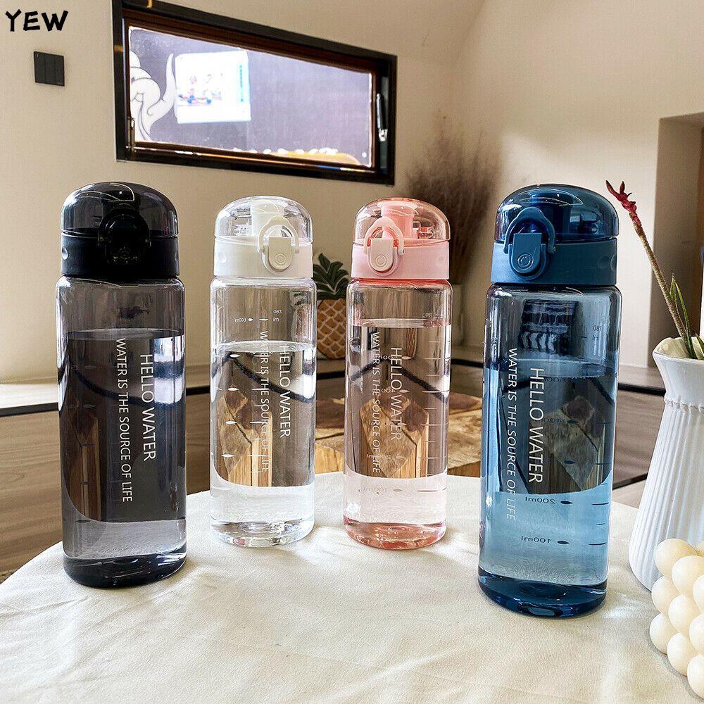 YEW 780ml ขวดน้ําสําหรับเล่นกีฬาแบบพกพาพลาสติกรั่วซึม