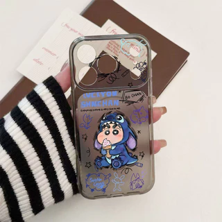 เคสคู่รักลายการ์ตูนสัตว์คู่กัน น่ารักสุดๆ สำหรับคู่รัก ใสกันเหลือง สำหรับ iPhone16 11 14 7Plus XR 17ProMax 8Plus