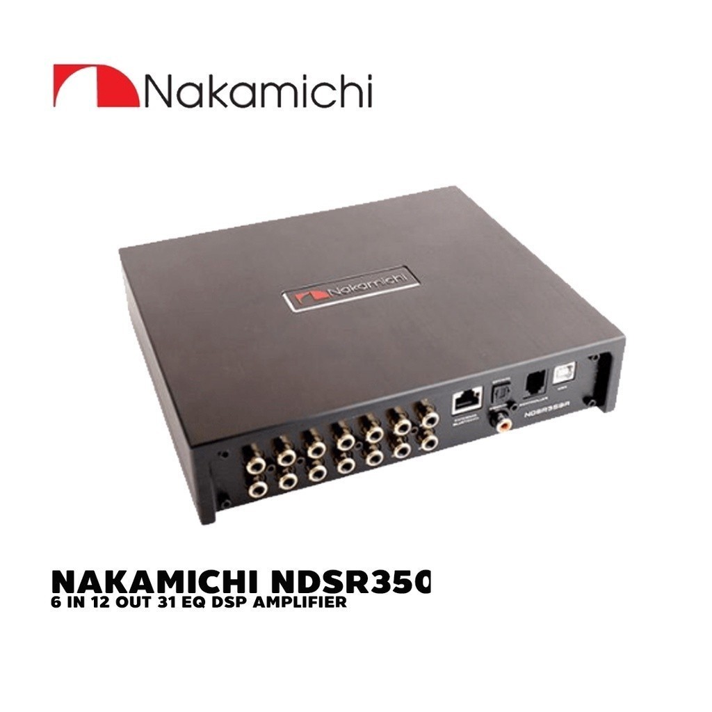 NAKAMICHI NDSR350A 6 IN 12 OUT 31 EQ DSP AMPLIFIER