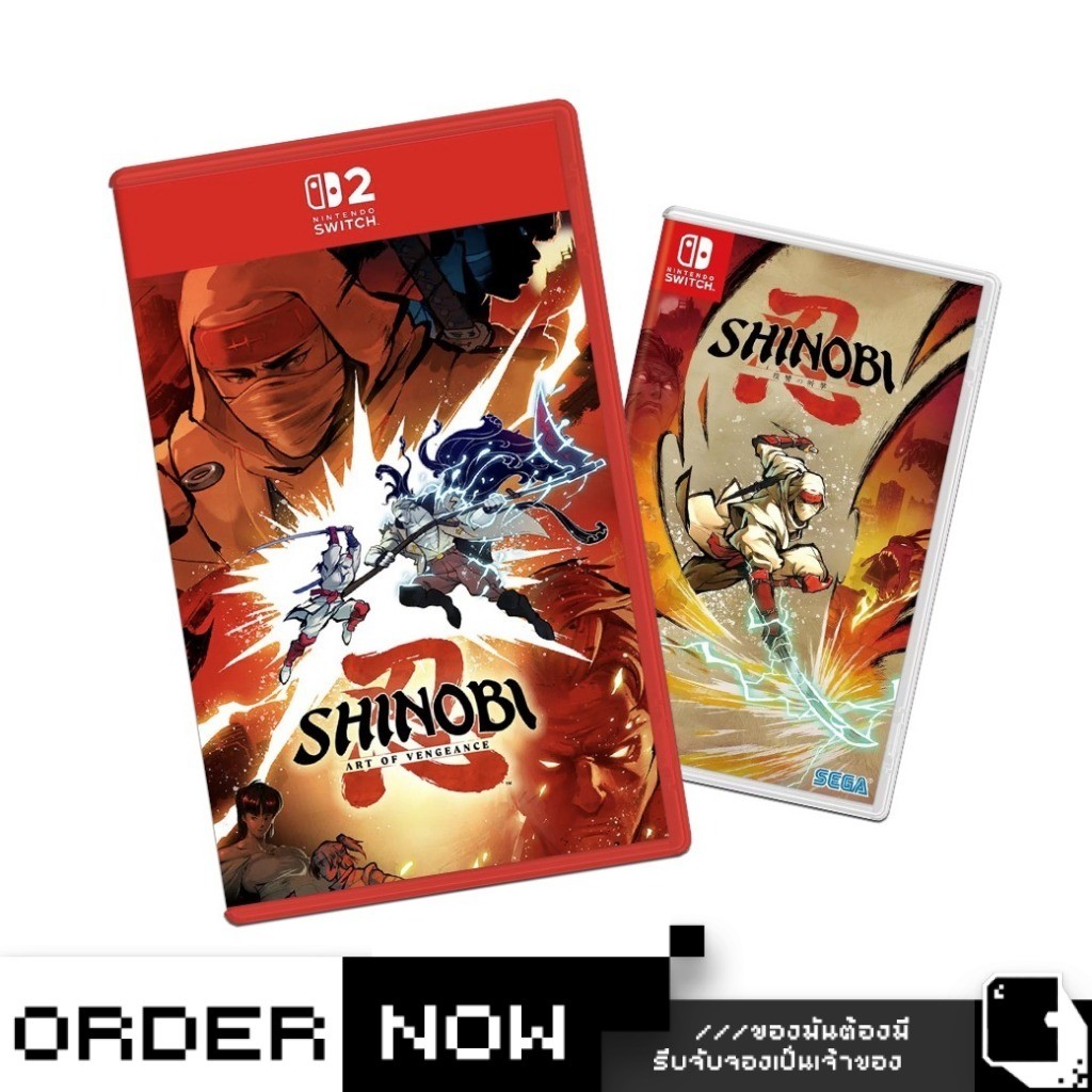 พร้อมส่ง + Pre-Order | Nintendo Switch™ NS2 / NSW Shinobi: Art of Vengeance (วางจำหน่าย 2026-09-24) 