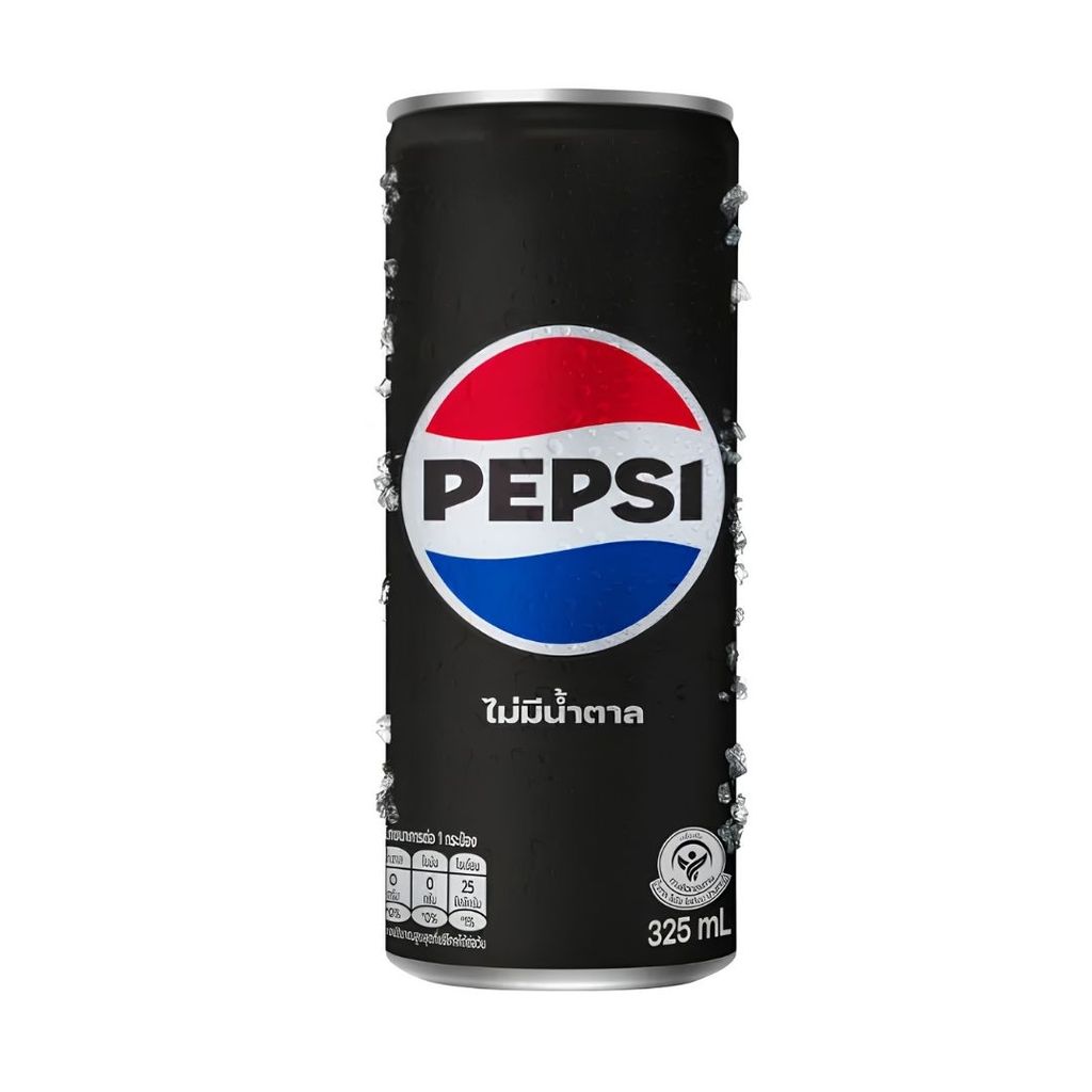 เป๊ปซี่ ออริจินัล ไม่มีน้ำตาล Pepsi Zero Sugar 325ml.