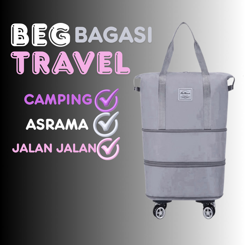 กระเป๋าเดินทาง / FOLDABLE LUGGAGE BAG / EASY BAG / WATER-RESISTANT LUGGAGE BAG / TRAVEL LUGGAGE BAG 