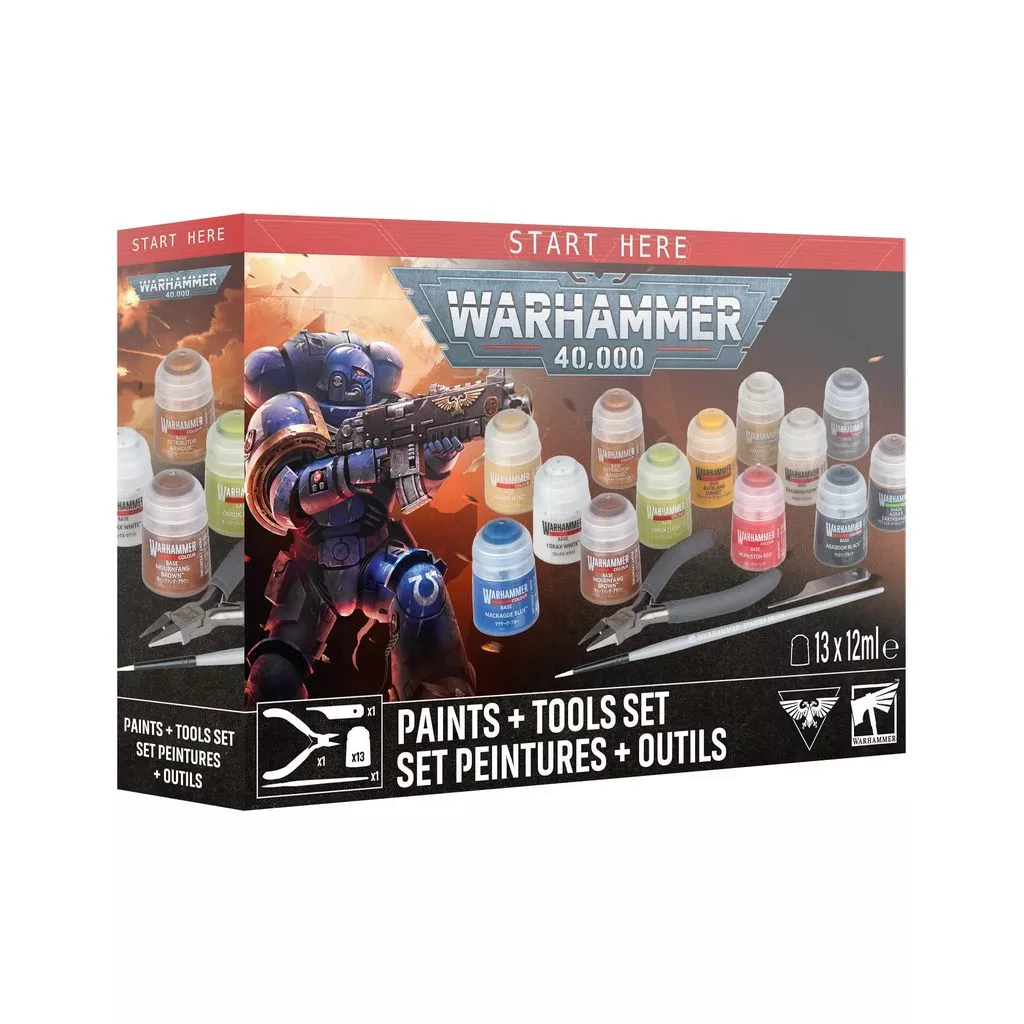 (NEW RELEASE) 40K PAINTS + TOOLS SIM+TRA CHN POL/SCAND