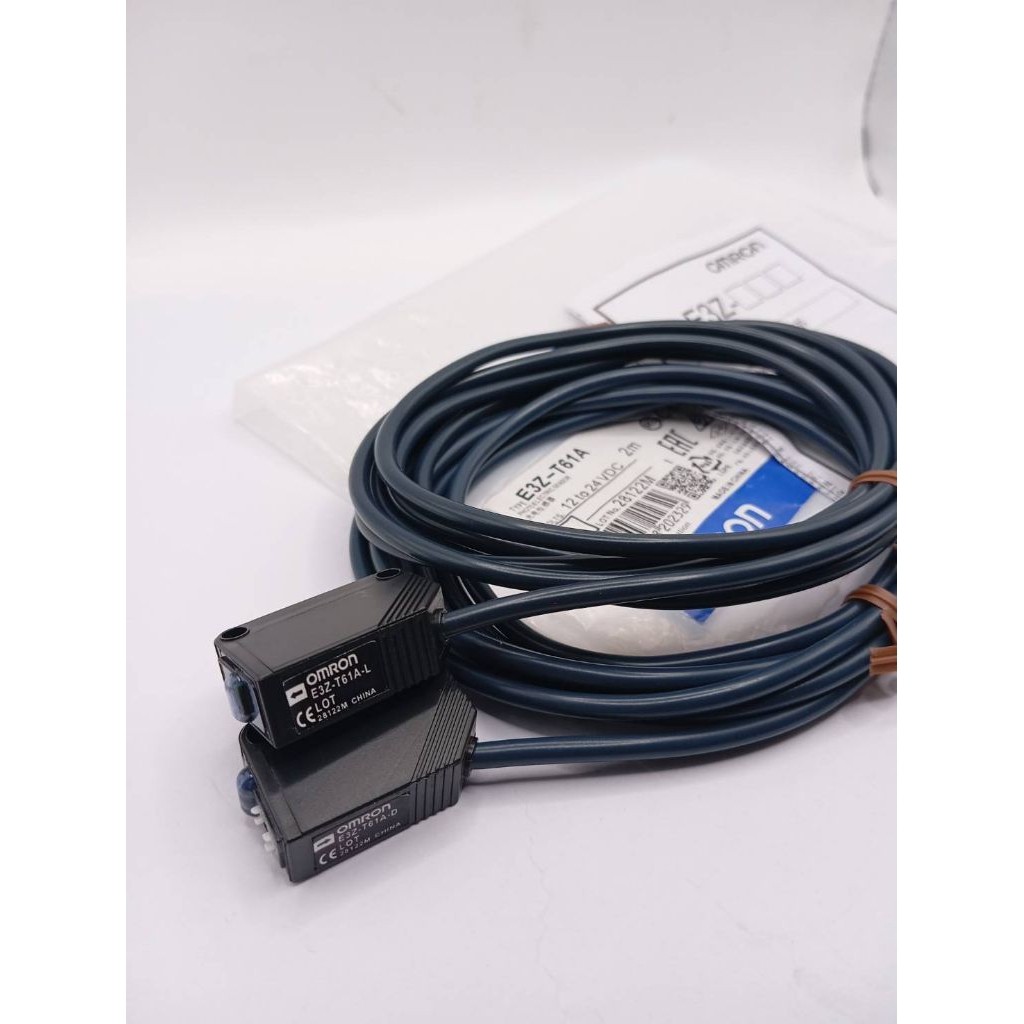 สั่งเลย E3Z-T61A  (NPN ) 1ชุด มี 2ตัว ตัวรับ-ตัวส่ง (E3Z-T61A-D+E3Z-T61A-L) NEW❗️พร้อมส่งในไทย