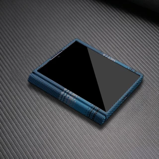 กรอบด้านหน้า + กรณีด้านหลัง Keraf แม่เหล็กที่ใช้งานได้ Samsung Z พับ 8 กว้างเคสโทรศัพท์คาร์บอนไฟเบอร์ Frosted เคสป้องกัน