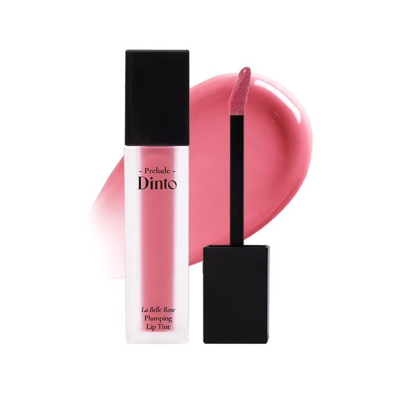 【Dinto Official】La Belle Rose Plumping Lip Tint 26 Snow Rose (21 Evening Rose) - Moisturizing, Gloss