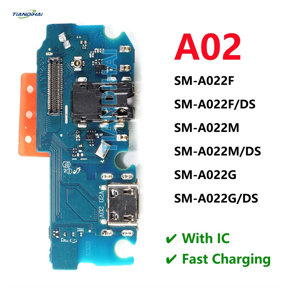 USB ชาร์จ Dock พอร์ต Connector Charger Micro USB ปลั๊ก Mic Flex สําหรับ Samsung Galaxy A02 A022F A02