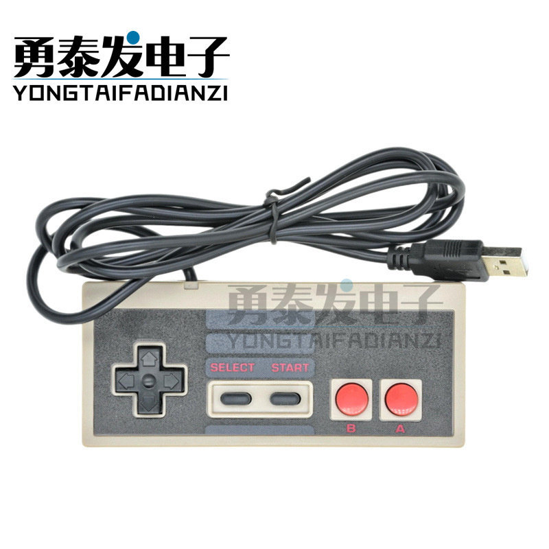 NES Handle Red White Machine USB Gamepad คอมพิวเตอร์จับ