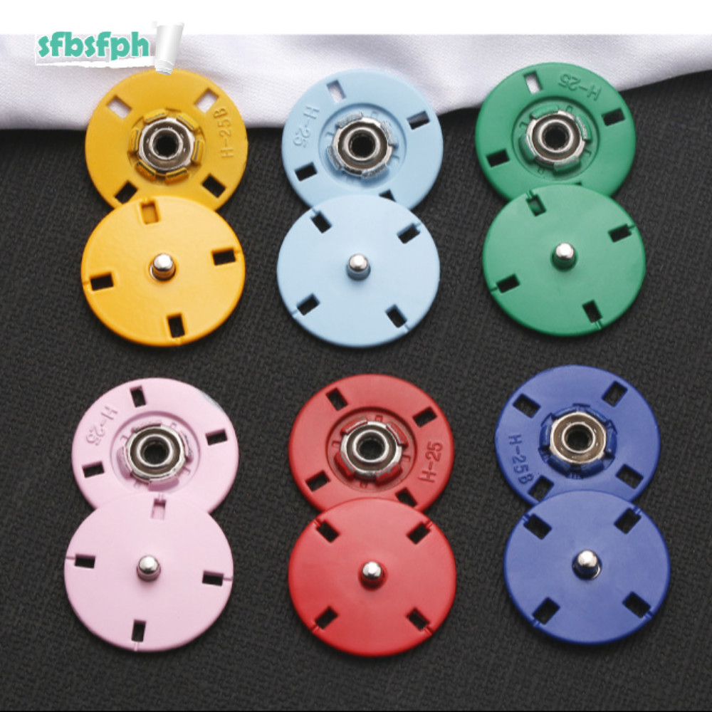 SFBSFPH 5 คู่ปุ่ม Snap, รอบที่มองไม่เห็น Snap Fasteners, เย็บเสื้อผ้า Snap Handmade ทองสีดําเงินปกปิ