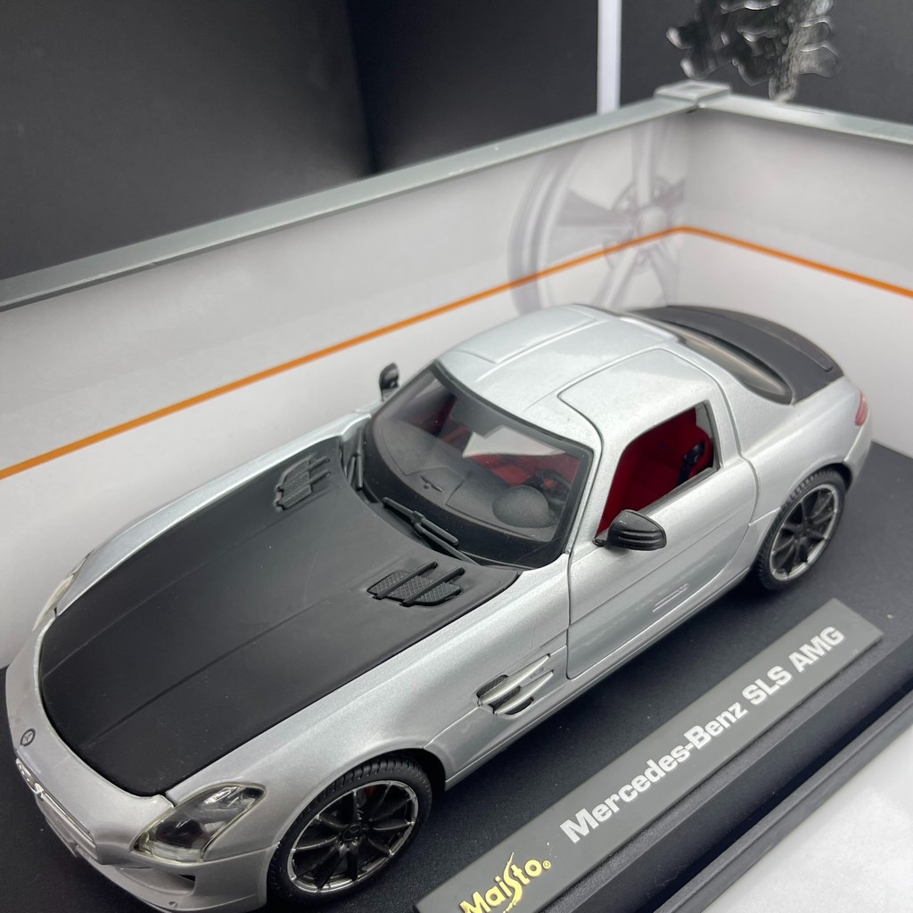 Maisto Maisto รูปที่ 1: 18 Mercedes-Benz SLS AMG โมเดลรถอัลลอย