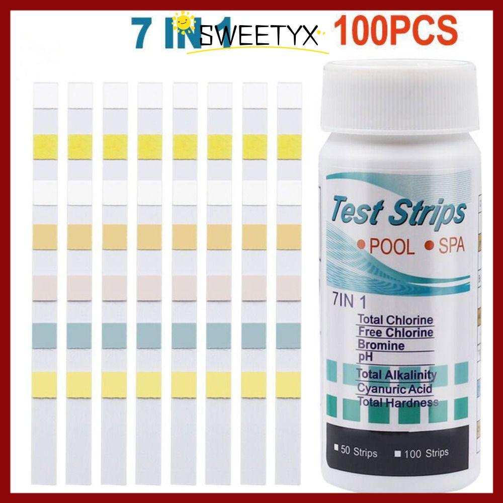 จัดส่งจากประเทศไทยSWEETYX Aquarium Test Strips, Professional High Precision Water Quality Test Strip