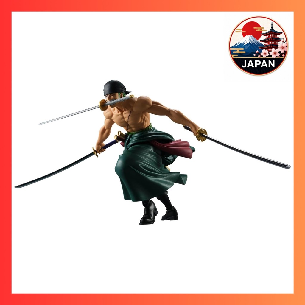 ［Directly from Japan］One*Piece Grandista RORONOA ZORO Ⅱ Roronoa Zoro Figure【Prime Japan】