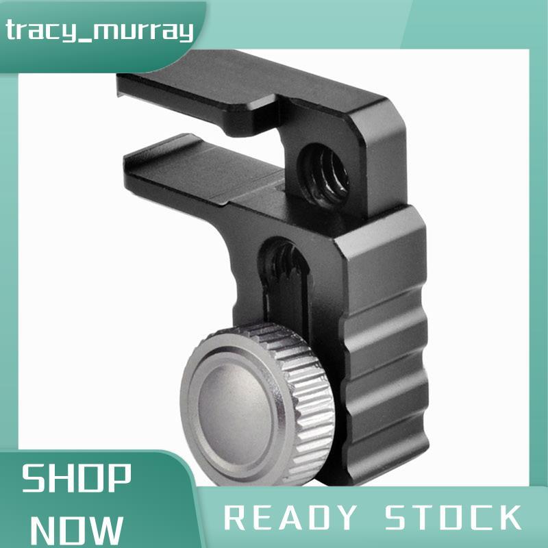 tracy_murray Black Camera CAGE Cable Clamp A7 A72 A73 A7R4 A6000 A6300 A6400 CAGE Quick Release แผ่น