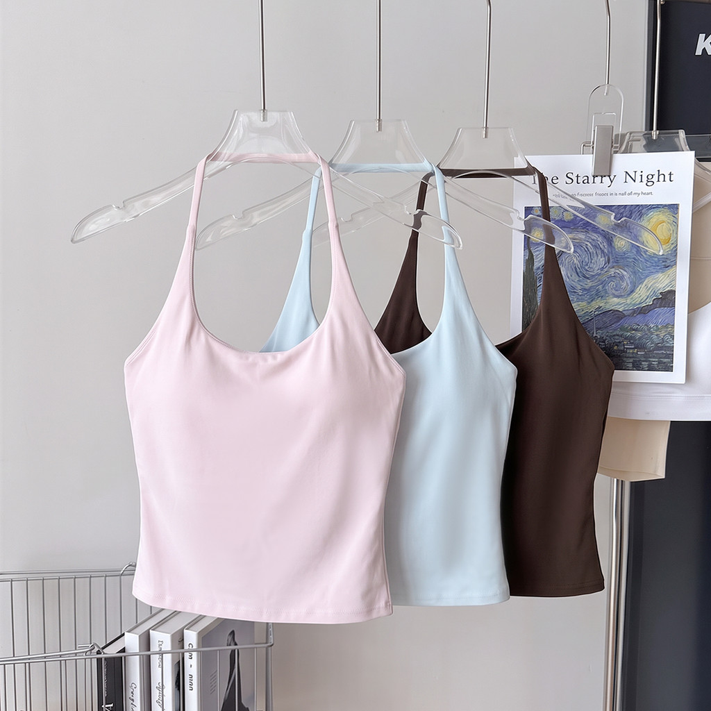 MAGIEYOGASports Bra เซ็กซี่ Halter U-คอ Quick Drying Skin friendly Slim Vest gym โยคะ