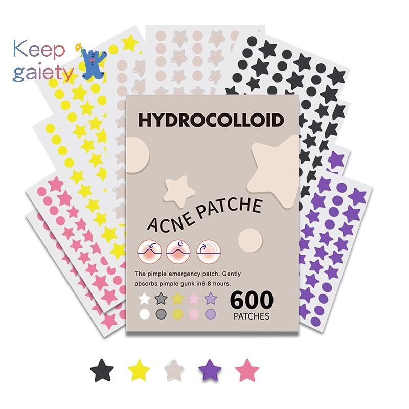 [Kpt-t] 600 ชิ้น/เซ็ต Star Pimple Patch สิวที่มีสีสันที่มองไม่เห็น Skin Care Stiers คอนซีลเลอร์ Face