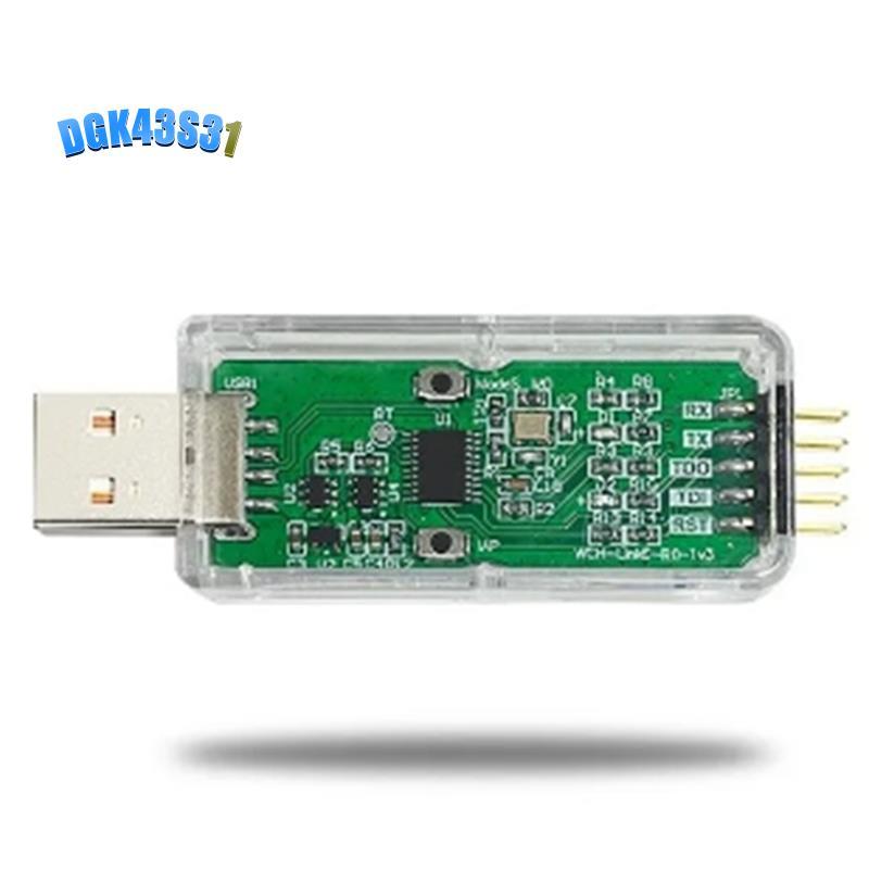 dgk43s31WCH LinkE ดาวน์โหลดออนไลน์ Debugger รองรับ WCH RISC-V 1 พอร์ตอนุกรมเป็น USB