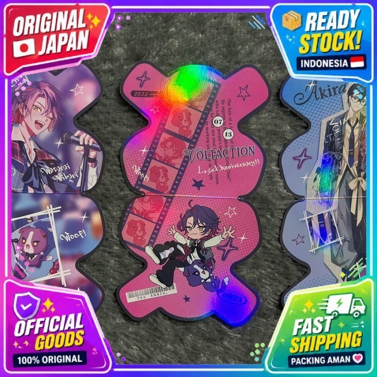 [สินค้าอย่างเป็นทางการ] RIBBON CARD : NIJISANJI - VOLCATION 3RD ANNIVERSARY