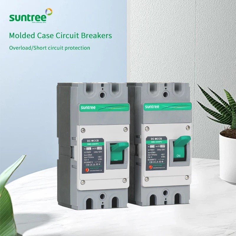 3W4N Suntree DC Molded พลาสติกกรณี Circuit Breaker ขายส่งระบบโซลาร์เซลล์ Pv Mccb พร้อม IEC CE CCC Ce