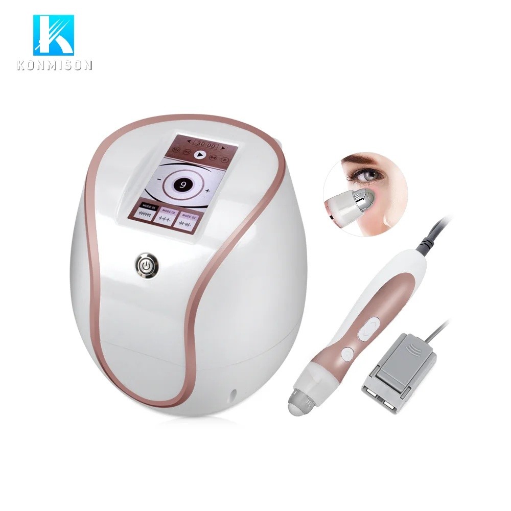 JIJT แบบพกพา RF Eye Massager เครื่องนวดตาสําหรับกําจัดริ้วรอย