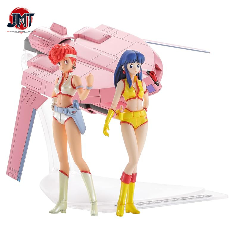 Hasegawa Creator Works Series Dirty Pair Kei & Yuri with Lovely Angel 1/20 Scale Plastic Model CW24