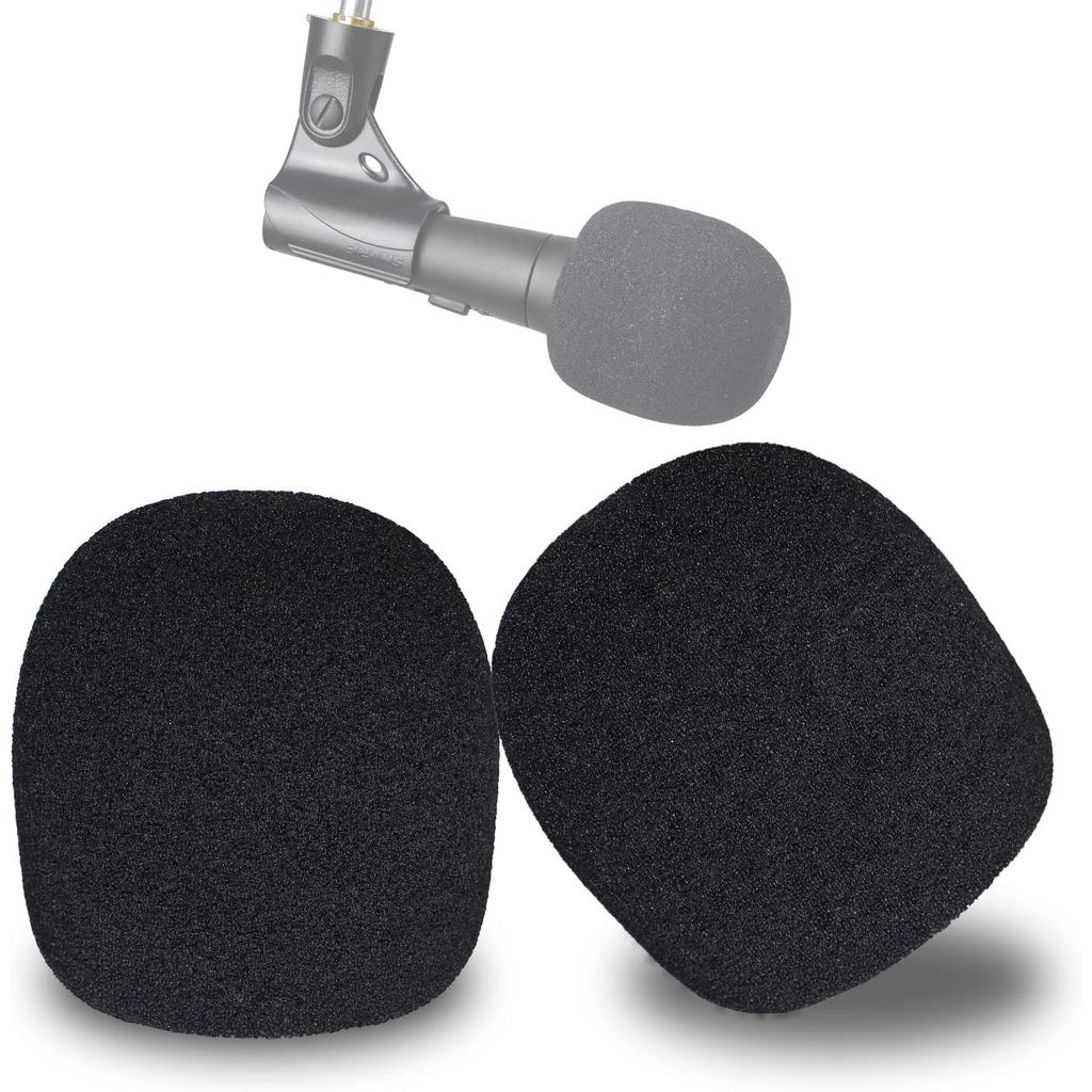 SM58 Pop Filter เข้ากันได้กับไมโครโฟน Shure SM58, SM58S SM58-LC Ball Type Mic เพื่อลดเสียงรบกวนลม, ฝ