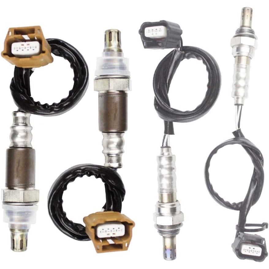 ต้นน้ํา + Downstream 4X Oxygen O2 Sensor (เฉพาะเครื่องยนต์ 3.5L) สําหรับ Nissan & Infiniti 2013-2014