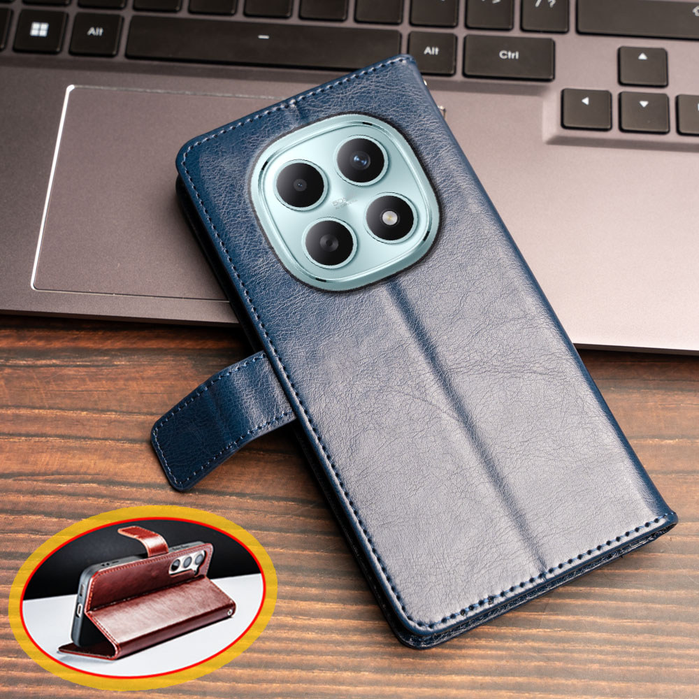 สําหรับ Xiaomi Redmi หมายเหตุ 15 5G Poco M8 25118PC98G Vintage คลาสสิกกระเป๋าสตางค์หนัง Flip Noteboo