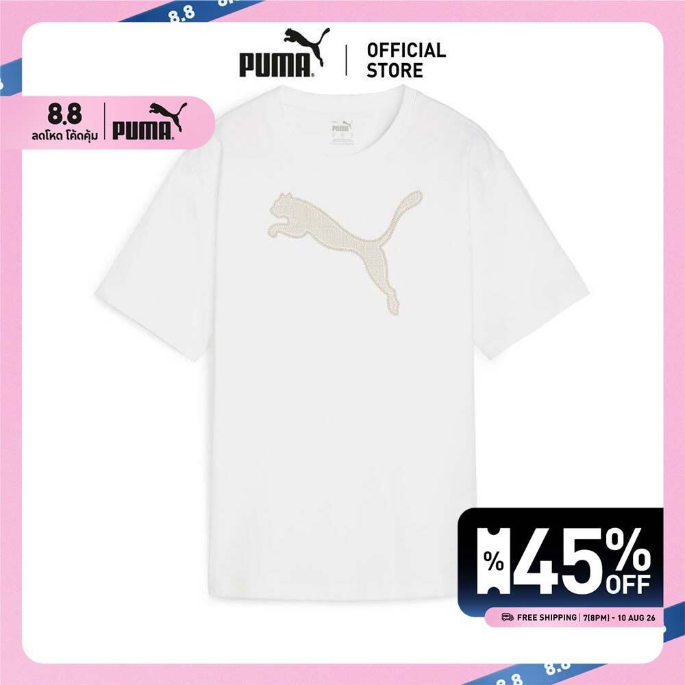 PUMA เสื้อยืดลายกราฟิก HER สำหรับผู้หญิง - 67991402