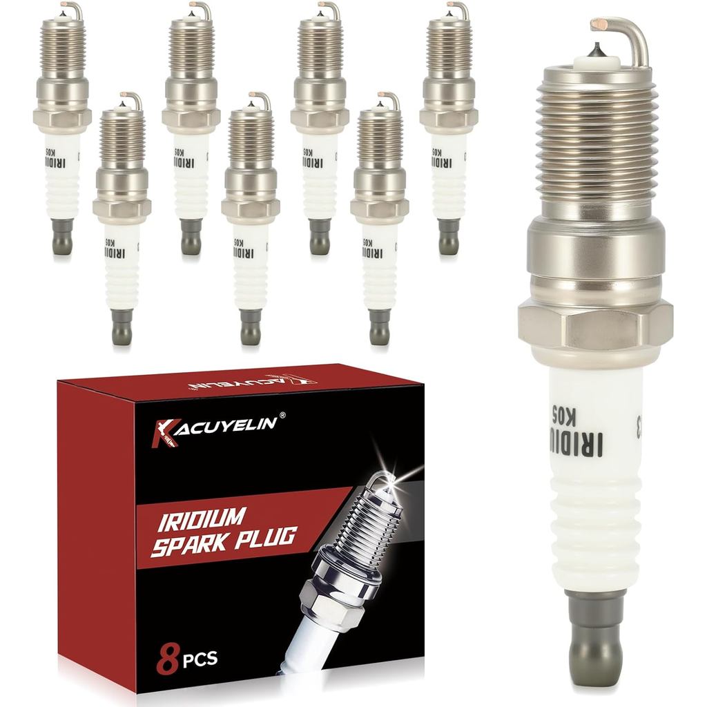 หัวเทียนอิริเดียมชุด 8 7164 เข้ากันได้กับ 1997-2010 Ford F150 V8 4.6 5.4,Ford Expedition Explorer Mu