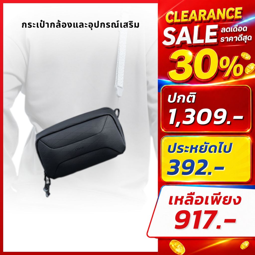 Ulanzi BT02 กระเป๋ากล้อง กันน้ำ น้ำหนักเบา ใส่กล้องมิเรอร์เลส กล้องคอมแพค อุปกรณ์ถ่ายภาพ