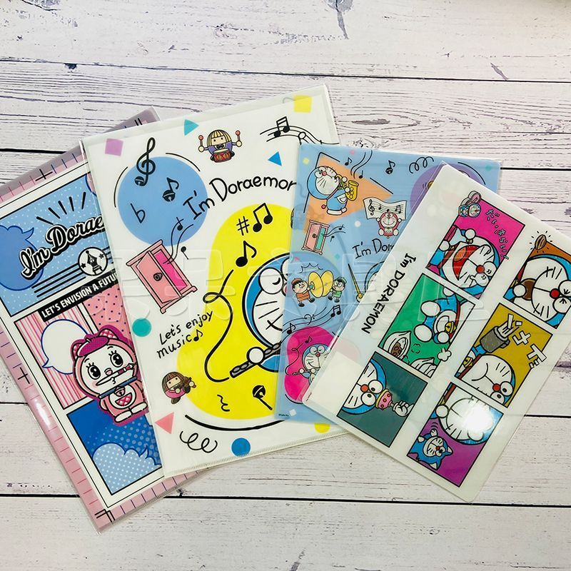 ญี่ปุ่นญี่ปุ่น CRUX Doraemon Limited Skill Collection A4 กระดานสํารองโฟลเดอร์ชั้นเดียว P