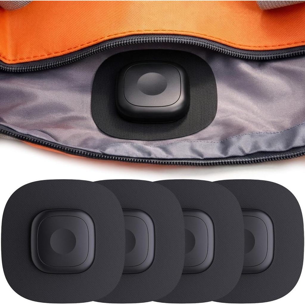 4 แพ็คสําหรับ Tile Life360 Mate (2024 & 2022) Tracker Holder & ผ้า Mount พร้อมสติกเกอร์กาว 3M, เคสกั