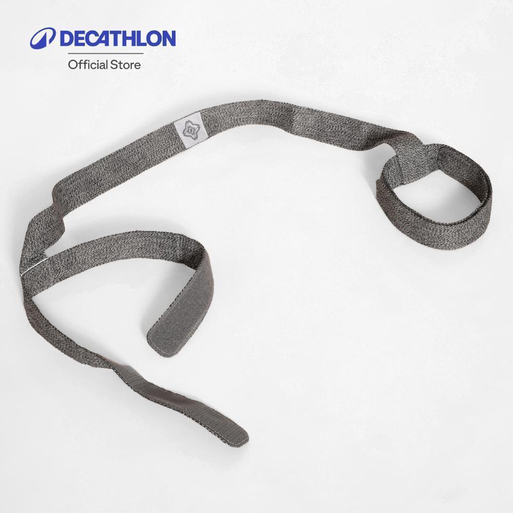 Decathlon Adjustable Yoga Mat Strap สายรัดเสื่อโยคะปรับได้แบบเป็นมิตรต่อสิ่งแวดล้อม - Grey