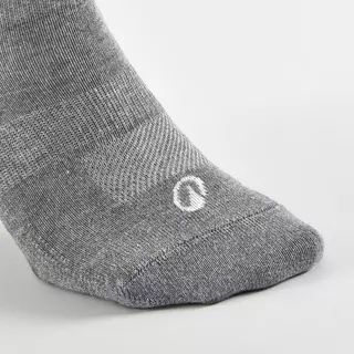 Decathlon Low Sports Socks Tri-Pack Rs 160 ถุงเท้ากีฬาหุ้มข้อรุ่น Rs 160 แพ็ค 3 คู่ - Grey