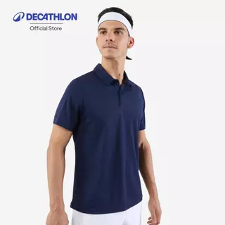 Decathlon 700 Tennis Badminton Padel Table Tennis Squash Polo Shirt เสื้อโปโลเล่นเทนนิส รุ่น Dry 100 - Navy