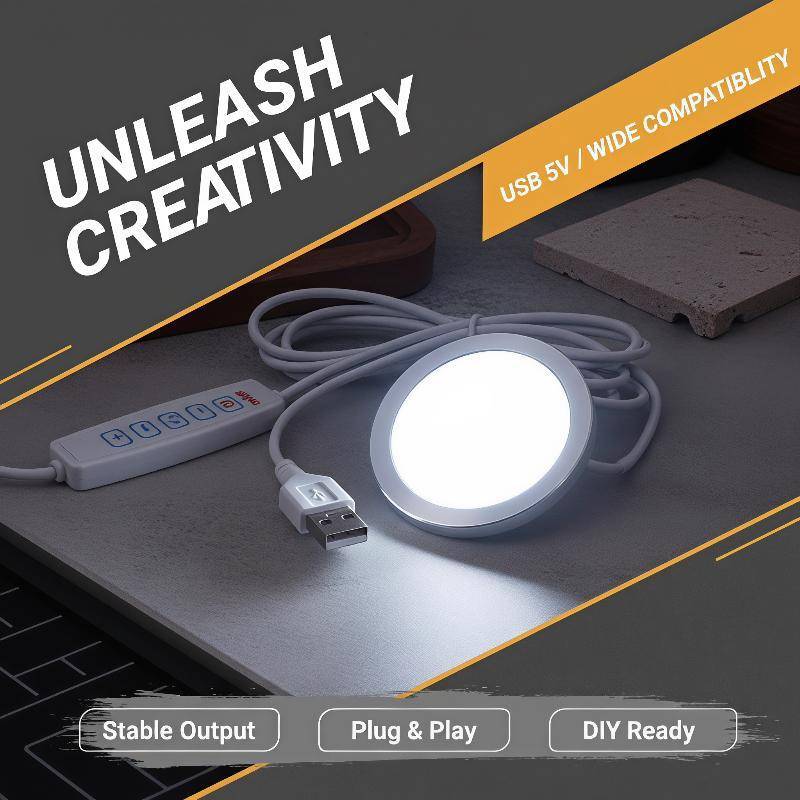 BJA Flier ฟรี RGB LED โคมไฟชุดสําหรับ Bambu Lab 3D เครื่องพิมพ์ DC 5V 2W ความสว่างสูงอุปกรณ์เสริมสํา